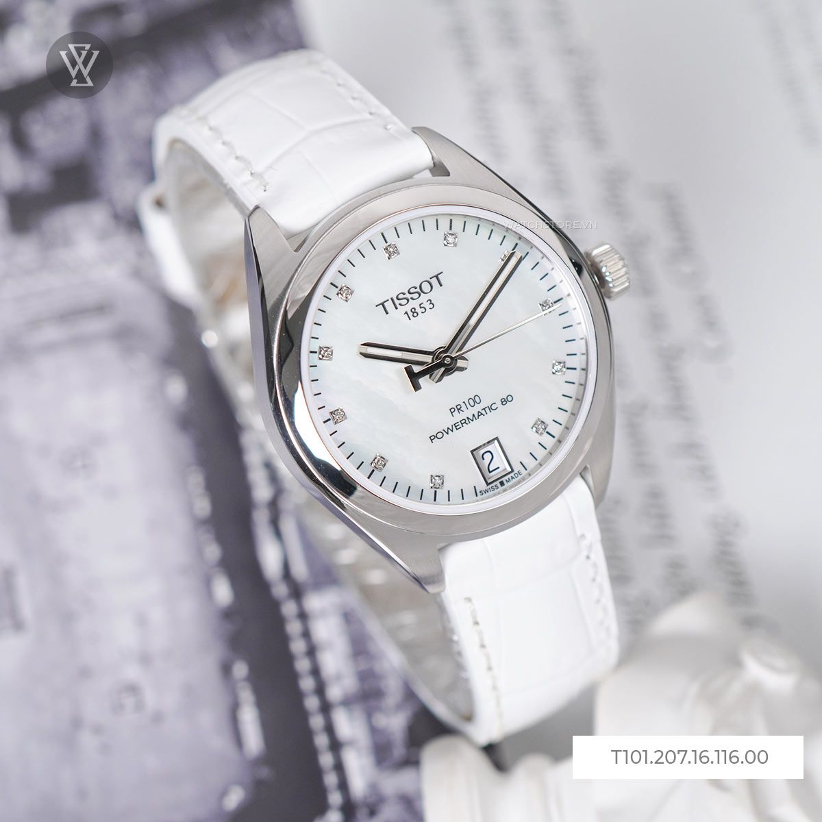 Tissot 33mm Nữ T101.207.16.116.00 - Ảnh 2