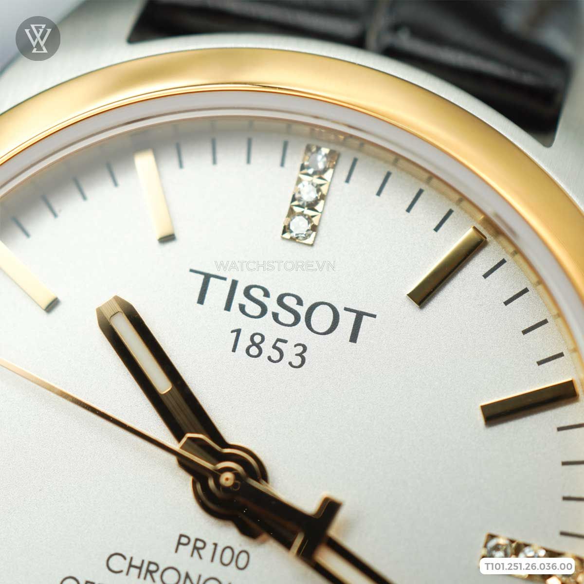 Tissot 33mm Nữ T101.251.26.036.00 - Ảnh 4