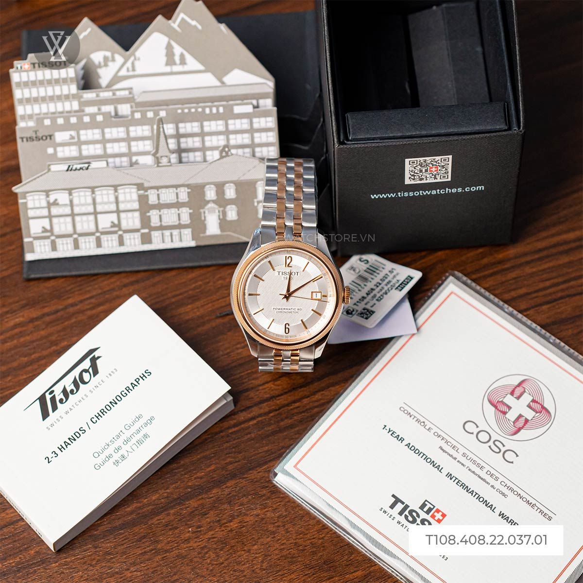 Tissot 39mm Nam T108.408.22.037.01 - Ảnh 2