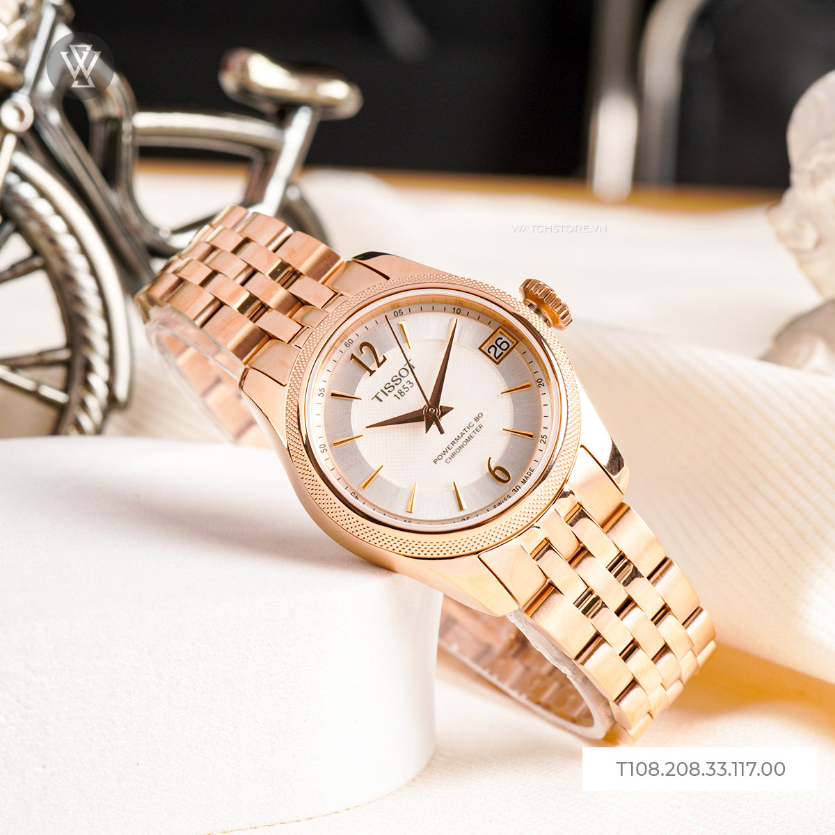 Tissot 32mm Nữ T108.208.33.117.00 - Ảnh 4