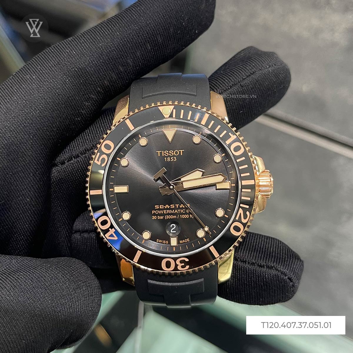 Tissot 43mm Nam T120.407.37.051.01 - Ảnh 2