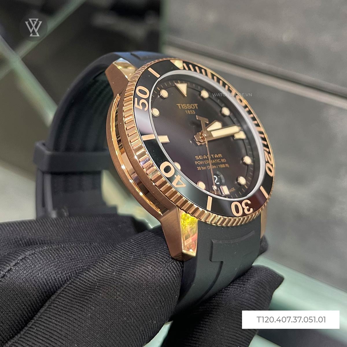 Tissot 43mm Nam T120.407.37.051.01 - Ảnh 5