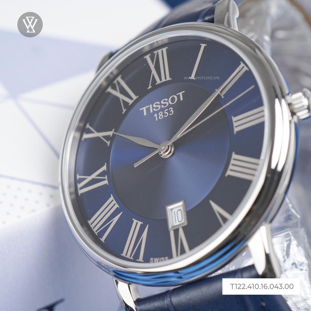 Tissot 40mm Nam T122.410.16.043.00 - Ảnh 5